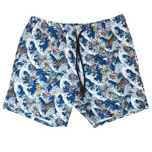 Culprit ‘Shark Attack’ Men’s Swim Trunks, Size XL